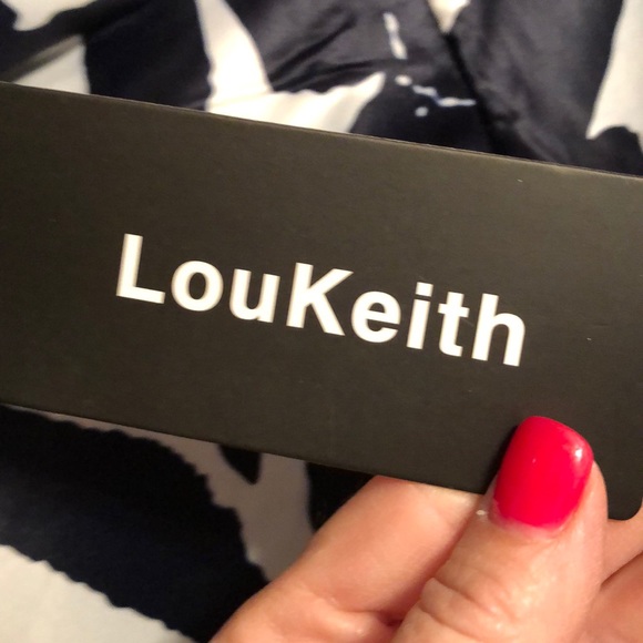 New LouKeith Navy White floral dresses 12, 18, 20 - Picture 5 of 7